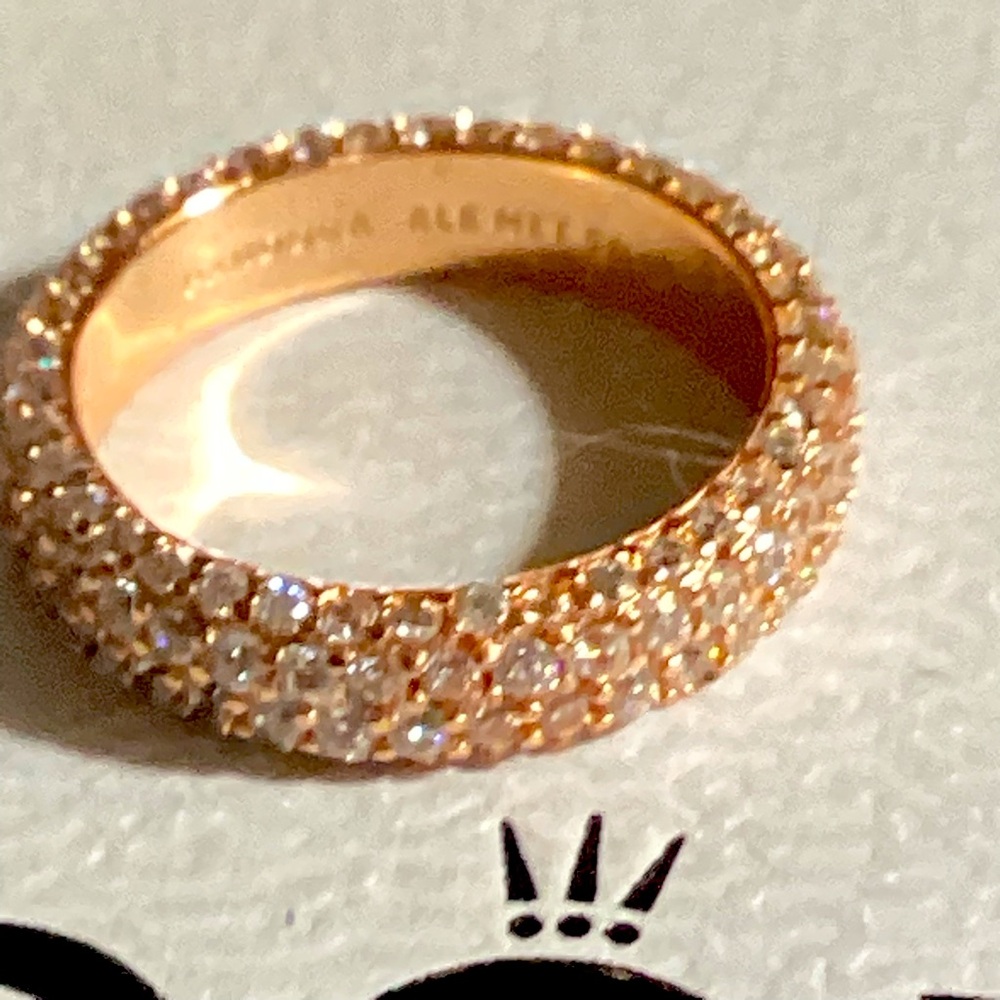 Pandora sparkling pave’ ring new without tags size 9